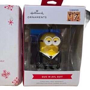 Hallmark Gus in AVL Suit Ornament / Despicable Me 4 / Open Box